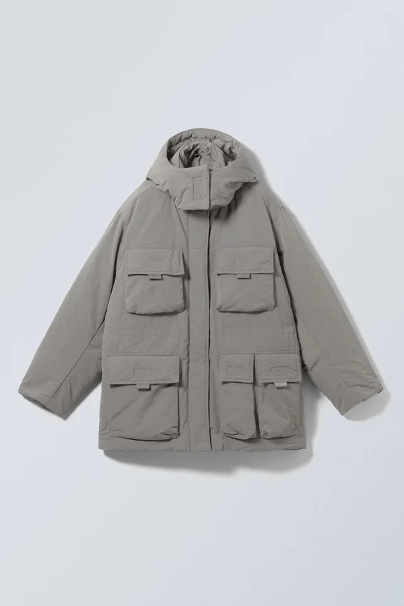 Attila Padded Parka – Dusty Khaki Attila Padded Parka – Dusty Khaki