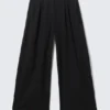 Aya Pleated Trousers – Black Aya Pleated Trousers – Black