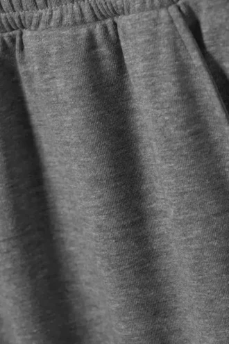 Baggy Cargo Sweatpants – Grey Melange