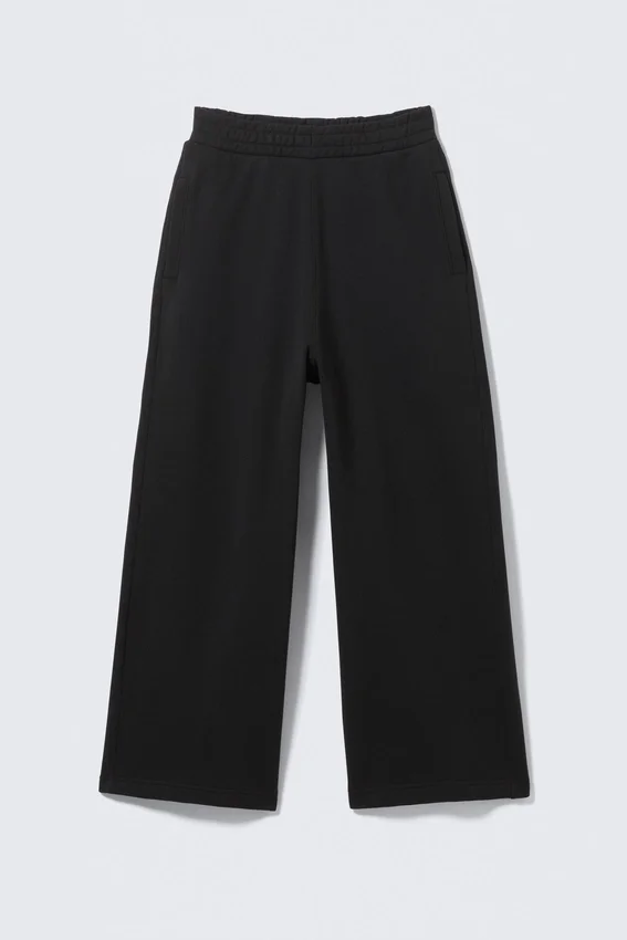 Baggy Dropped Crotch Skater Sweatpants – Black Baggy Dropped Crotch Skater Sweatpants – Black