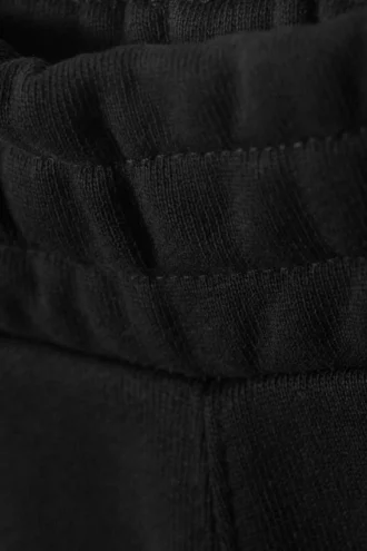 Baggy Dropped Crotch Skater Sweatpants – Black