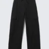 Baggy Ripstop Cargo Trousers – Black Baggy Ripstop Cargo Trousers – Black