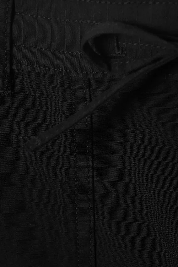 Baggy Ripstop Cargo Trousers – Black Baggy Ripstop Cargo Trousers – Black