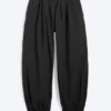 Balloon Cotton Trouser – Black Balloon Cotton Trouser – Black