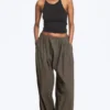 Balloon Cotton Trouser – Dark Mole Balloon Cotton Trouser – Dark Mole