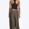 Balloon Cotton Trouser – Dark Mole Balloon Cotton Trouser – Dark Mole