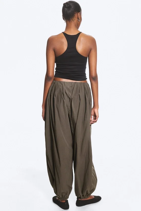Balloon Cotton Trouser – Dark Mole Balloon Cotton Trouser – Dark Mole