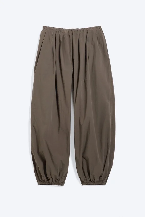 Balloon Cotton Trouser – Dark Mole Balloon Cotton Trouser – Dark Mole
