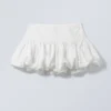 Balloon Mini Skirt – White Balloon Mini Skirt – White