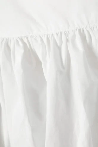 Balloon Mini Skirt – White