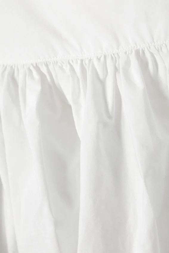 Balloon Mini Skirt – White Balloon Mini Skirt – White
