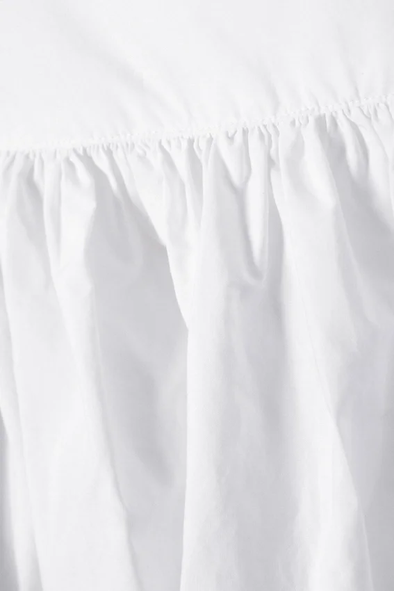 Balloon Mini Skirt – White Balloon Mini Skirt – White