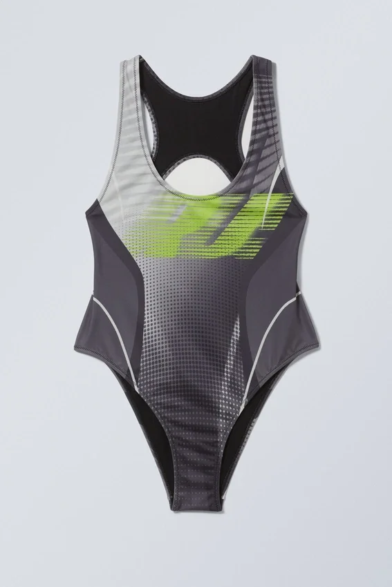 Banks Printed Swimsuit – Black Rush Banks Printed Swimsuit – Black Rush