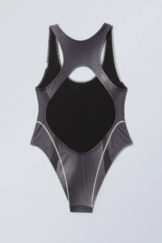 Banks Printed Swimsuit – Black Rush