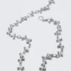 Barbell Chain Necklace – Silver Barbell Chain Necklace – Silver