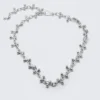 Barbell Chain Necklace – Silver Barbell Chain Necklace – Silver