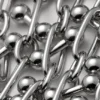 Barbell Chain Necklace – Silver Barbell Chain Necklace – Silver