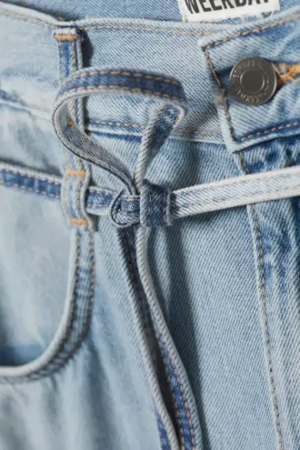 Barrique Mid Rise Loose Wide Jeans – Slab Blue – Light Blue Barrique Mid Rise Loose Wide Jeans – Slab Blue – Light Blue