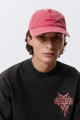 Baseball Cap – Washed Red – Energy