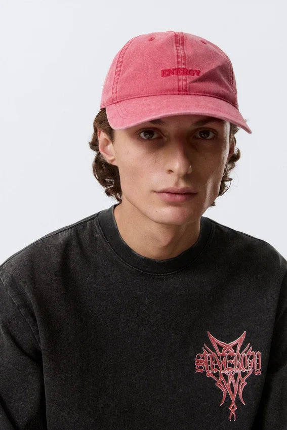 Baseball Cap – Washed Red – Energy Baseball Cap – Washed Red – Energy