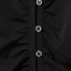 Belle B Ruched V-Neck Cardigan – Black Belle B Ruched V-Neck Cardigan – Black