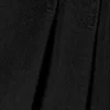 Belted Pleated Mini Dress – Black Belted Pleated Mini Dress – Black