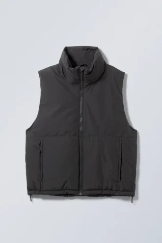 Billy Puffer Vest – Black