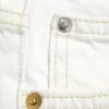 Bite Low Rise Mini Denim Shorts – Dirty White – White Bite Low Rise Mini Denim Shorts – Dirty White – White