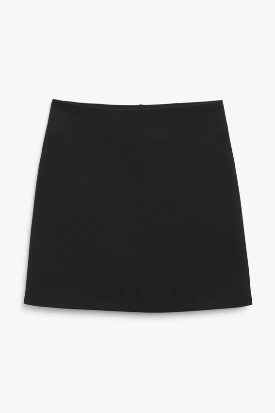 Black A-Line Mini Skirt – Black Black A-Line Mini Skirt – Black