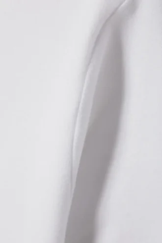 Boatneck Cotton Longsleeve – White