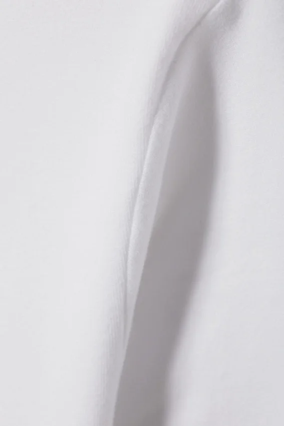 Boatneck Cotton Longsleeve – White Boatneck Cotton Longsleeve – White