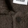 Bobby Relaxed Knitted Polo Sweater – Khaki Green Bobby Relaxed Knitted Polo Sweater – Khaki Green