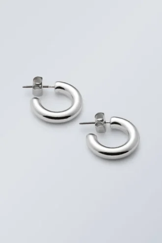 Bold Hoops – Silver