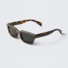 Bold Rectangular Frame Unisex Sunglasses – Tortoiseshell – Dark Lenses Bold Rectangular Frame Unisex Sunglasses – Tortoiseshell – Dark Lenses
