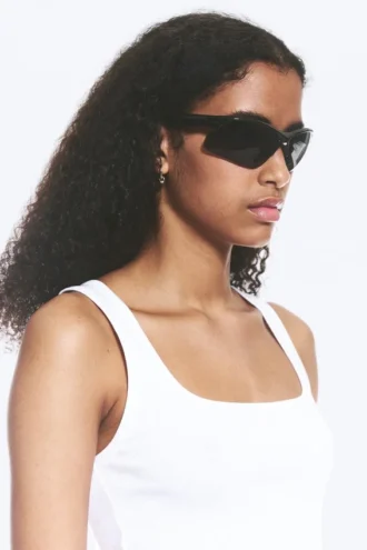 Bold Sporty Sunglasses – Black