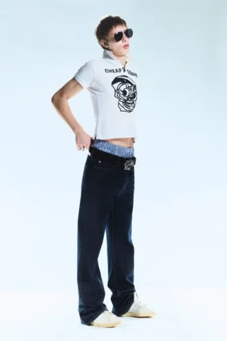 Boo Bootleg Low Rise Regular Bootcut Jeans – Blue Rinse – Dark Blue | Cheap Monday Gb Boo Bootleg Low Rise Regular Bootcut Jeans – Blue Rinse – Dark Blue | Cheap Monday Gb