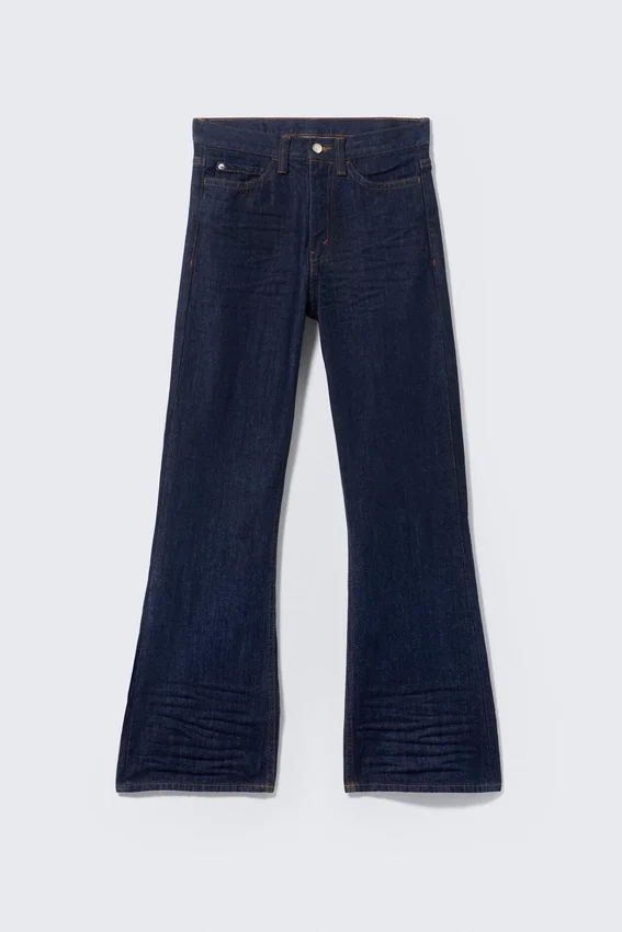 Boo Bootleg Low Rise Regular Bootcut Jeans – Blue Rinse – Dark Blue | Cheap Monday Gb Boo Bootleg Low Rise Regular Bootcut Jeans – Blue Rinse – Dark Blue | Cheap Monday Gb