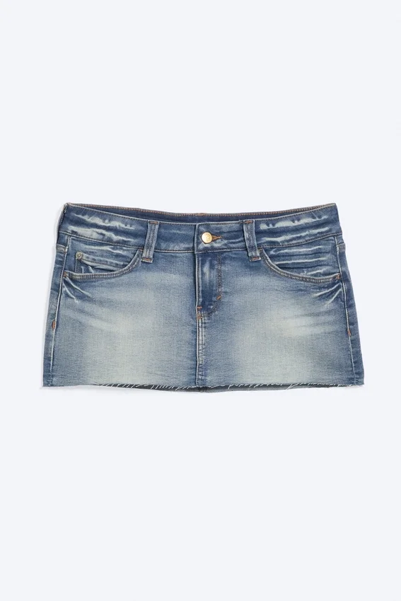 Booty Bei Denim Mini Skirt – Blue Moon – Medium Blue | Cheap Monday Gb Booty Bei Denim Mini Skirt – Blue Moon – Medium Blue | Cheap Monday Gb
