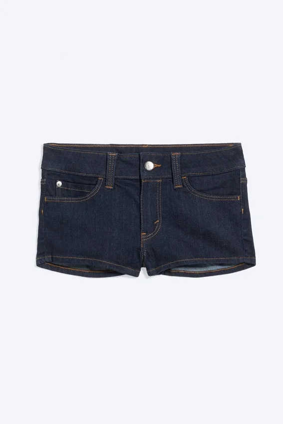 Booty Bei Low Rise Mini Denim Shorts – Blue Rinse – Dark Blue | Cheap Monday Gb Booty Bei Low Rise Mini Denim Shorts – Blue Rinse – Dark Blue | Cheap Monday Gb