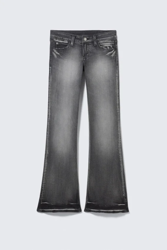 Booty Bei Low Rise Skinny Bootcut Jeans – Black Moon – Grey | Cheap Monday Gb Booty Bei Low Rise Skinny Bootcut Jeans – Black Moon – Grey | Cheap Monday Gb