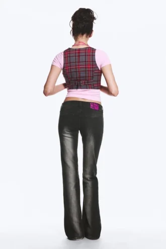 Booty Bei Low Rise Skinny Bootcut Jeans – Black Spray – Black | Cheap Monday Gb Booty Bei Low Rise Skinny Bootcut Jeans – Black Spray – Black | Cheap Monday Gb