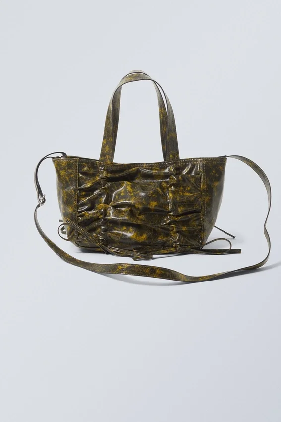 Bow Bag – Dirty Yellow Bow Bag – Dirty Yellow