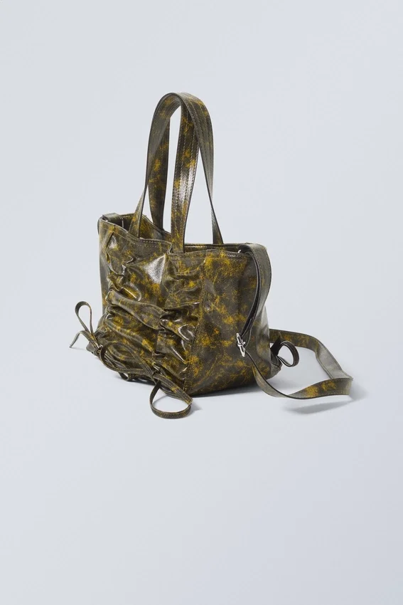 Bow Bag – Dirty Yellow Bow Bag – Dirty Yellow