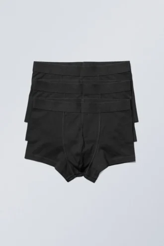 Boxer Trunks 3-Pack – Black