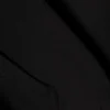Boxy Cotton Fleece Hoodie – Black