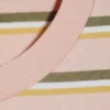 Boxy Cotton T-Shirt – Pink/Khaki Stripe Boxy Cotton T-Shirt – Pink/Khaki Stripe