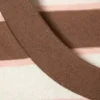 Boxy Cotton T-Shirt – White/Brown/Peach Stripe Boxy Cotton T-Shirt – White/Brown/Peach Stripe
