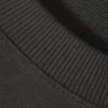 Boxy Crew Neck Sweatshirt – off Black Boxy Crew Neck Sweatshirt – off Black