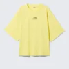 Boxy Fit Printed T-Shirt – Light Yellow – Dizzy Diamonds Boxy Fit Printed T-Shirt – Light Yellow – Dizzy Diamonds