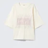 Boxy Fit Printed T-Shirt – White – Escapism Boxy Fit Printed T-Shirt – White – Escapism